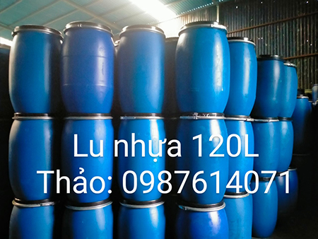 Lu nhựa 120L - Thùng Phuy Đông Tây - Công Ty TNHH TM DV Phát Triển Đông Tây